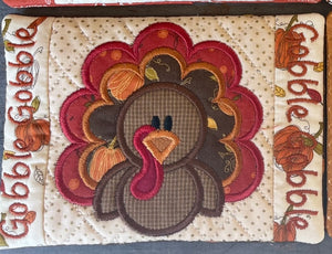 Turkey Mug rug