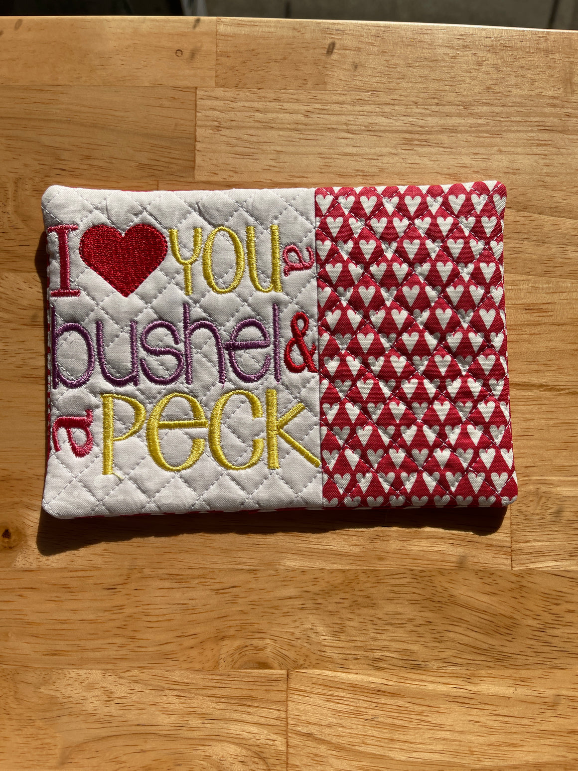 Valentine mug rug