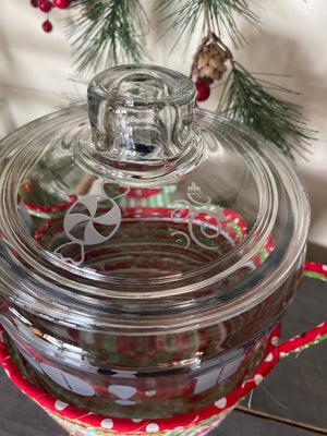 Ho Ho Ho Cookie Jar and Basket