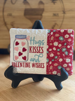 Valentine mug rug