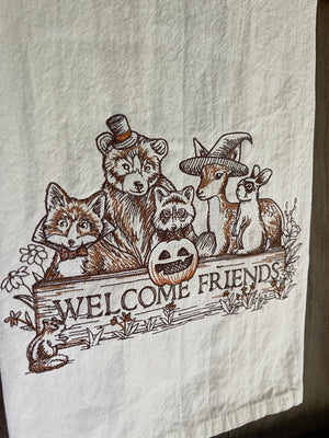 Embroidered Tea Towel