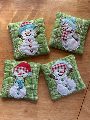 Snowman Coasters