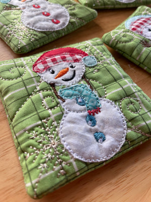 Snowman Coasters