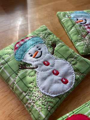 Snowman Coasters