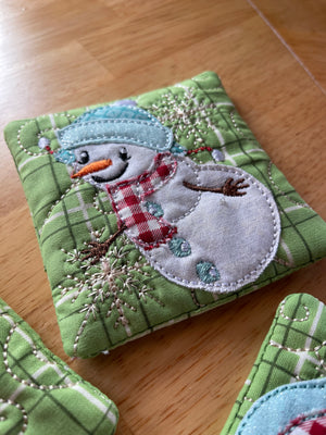 Snowman Coasters